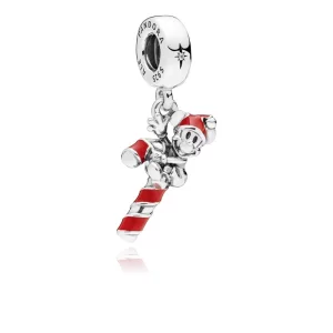 (afbeelding voor) Disney, Pandora Santa Mickeys Candy Cane Bedel 797500EN09