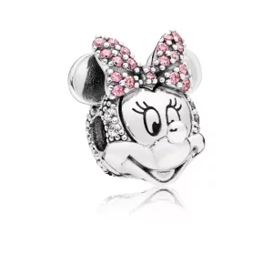 (afbeelding voor) Disney, Pandora Shimmering Minnie Portrait Clip Bedel 797496CZS