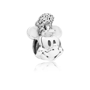 (afbeelding voor) Disney, Pandora Shimmering Steamboat Willie Portrait Bedel 797499CZ