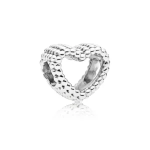 (afbeelding voor) PANDORA Beaded Heart Bedel 797516
