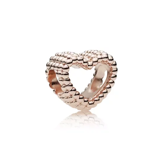 (afbeelding voor) Pandora Rose Beaded Heart Bedel 787516