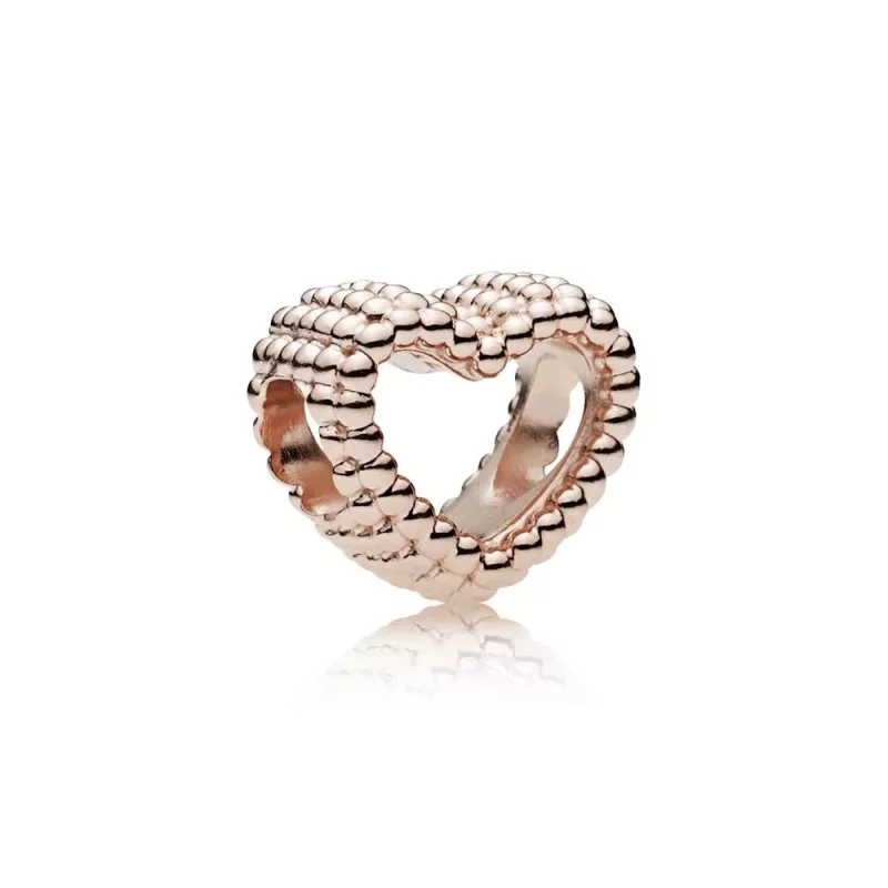 (afbeelding voor) Pandora Rose Beaded Heart Bedel 787516
