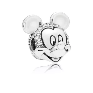 (afbeelding voor) Disney, Pandora Shimmering Mickey Portrait Clip 797495CZ