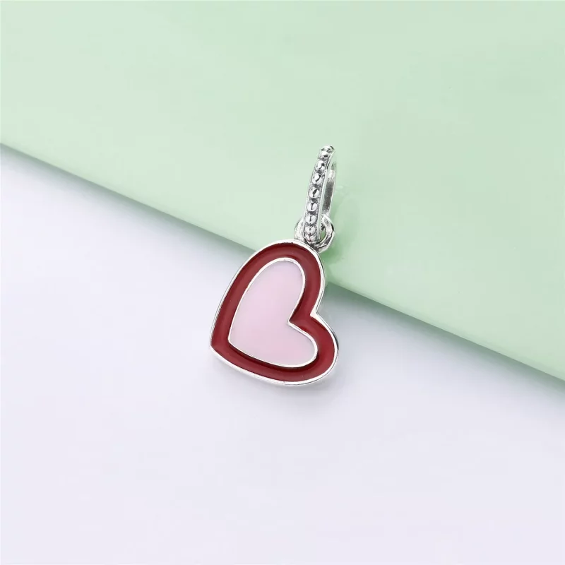 (afbeelding voor) PANDORA Asymmetric Heart Of Love Bedel 797820ENMX - Bekijken 2