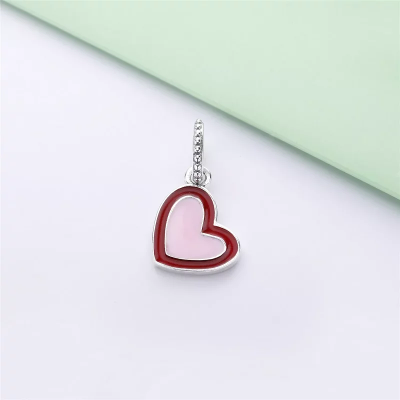 (afbeelding voor) PANDORA Asymmetric Heart Of Love Bedel 797820ENMX - Bekijken 3