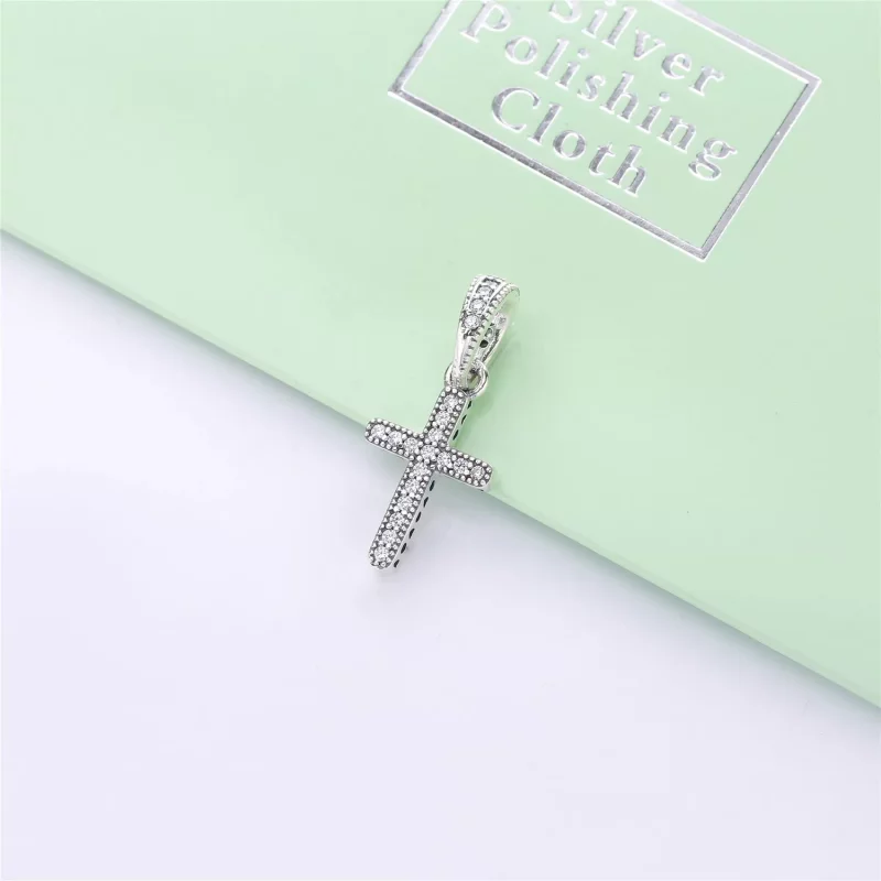 (afbeelding voor) PANDORA Classic Cross Hanger 397571CZ - Bekijken 2