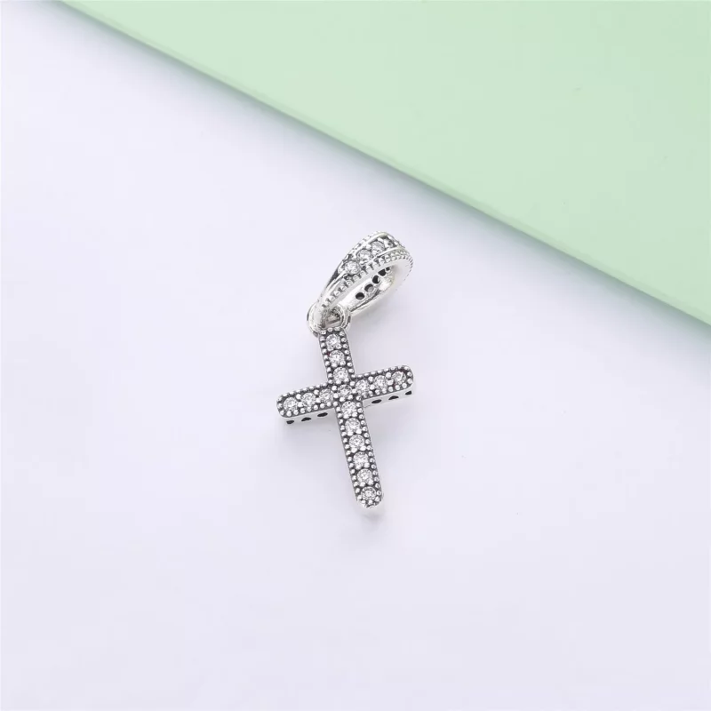 (afbeelding voor) PANDORA Classic Cross Hanger 397571CZ - Bekijken 3