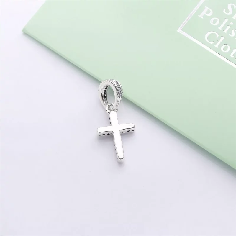(afbeelding voor) PANDORA Classic Cross Hanger 397571CZ - Bekijken 4