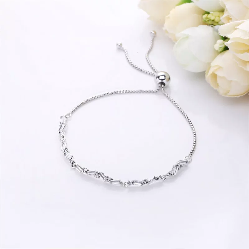 (afbeelding voor) PANDORA Glacial Beauty Sliding Armband 597558CZ - Bekijken 2