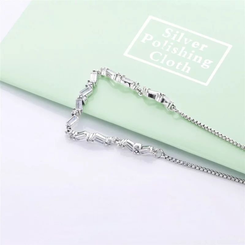 (afbeelding voor) PANDORA Glacial Beauty Sliding Armband 597558CZ - Bekijken 4