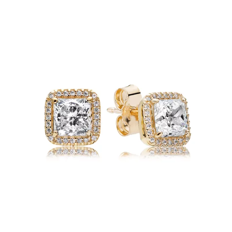 (afbeelding voor) Pandora Gouden Tijdloze Elegantie Oorbellen 250327CZ