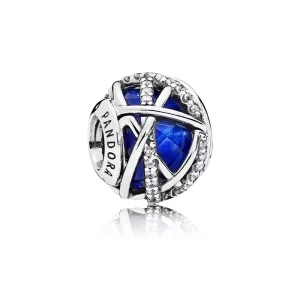 (afbeelding voor) PANDORA Koningsblauwe Galaxy Bedel 796361NCB