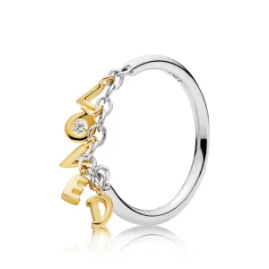 (afbeelding voor) PANDORA Loved Script Ring 167799CZ