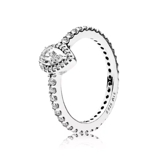 (afbeelding voor) Ring Schitterrende Druppel 196254CZ