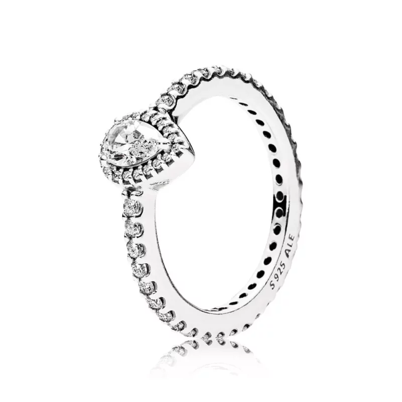 (afbeelding voor) Ring Schitterrende Druppel 196254CZ