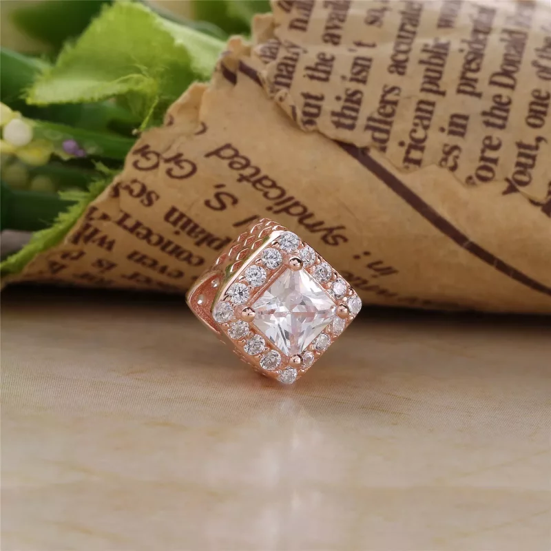 (afbeelding voor) Pandora Rose Geometrische Glans Bedel 786206CZ - Bekijken 2
