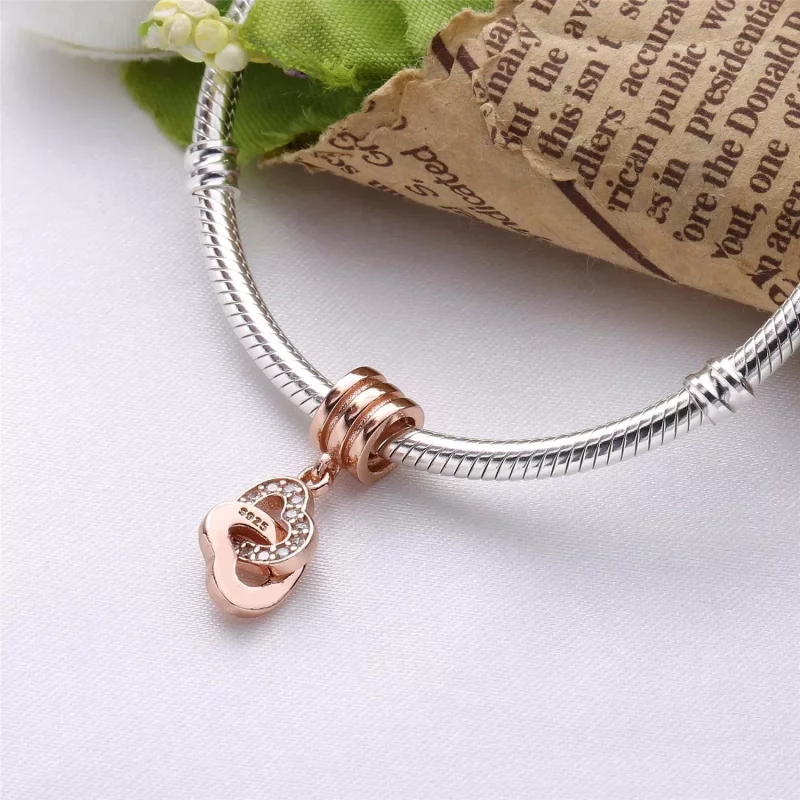 (afbeelding voor) Pandora Rose Hangende Hartjes Bedel 781242CZ - Bekijken 2