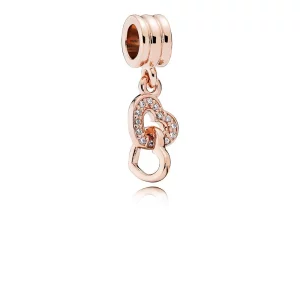 (afbeelding voor) Pandora Rose Hangende Hartjes Bedel 781242CZ