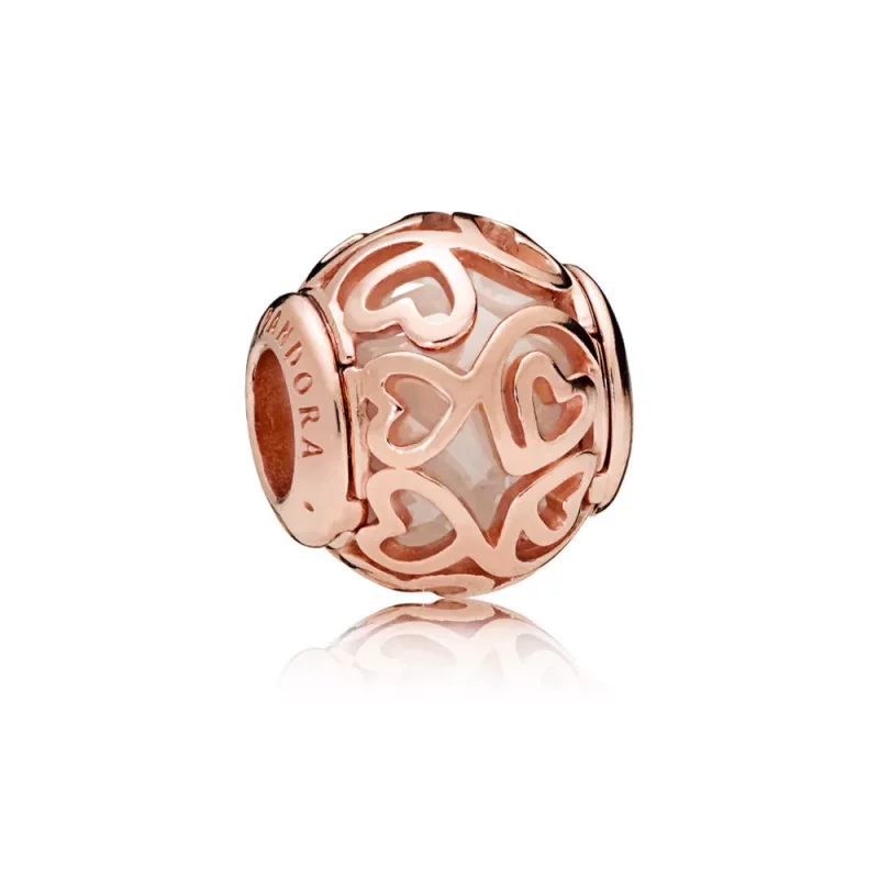 (afbeelding voor) Pandora Rose Hartjes Filigraan Bedel 787348CZ