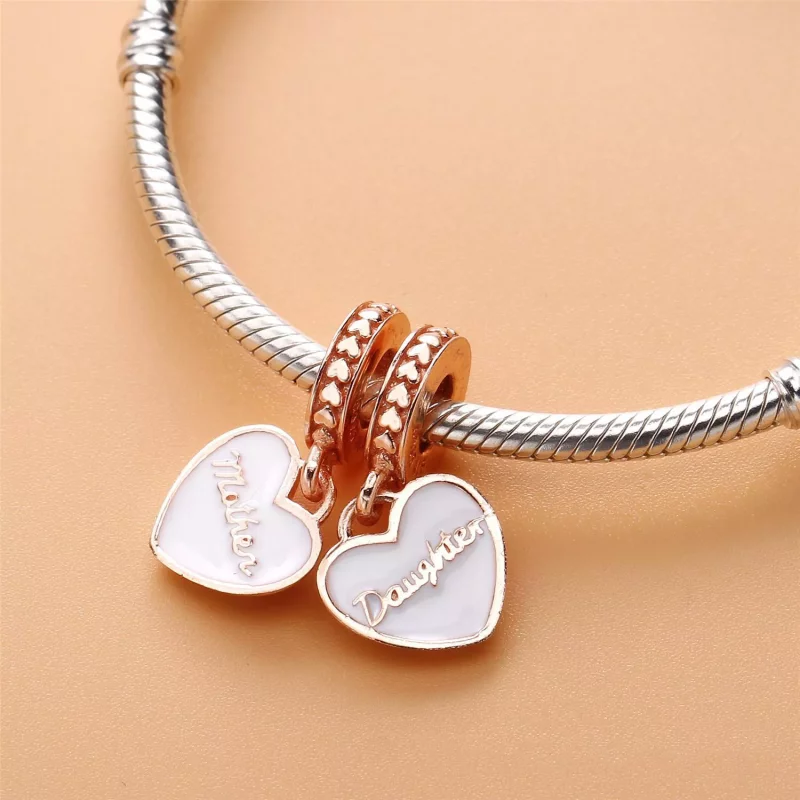 (afbeelding voor) Pandora Rose Mother & Daughter Hearts Bedel 782072EN23 - Bekijken 4