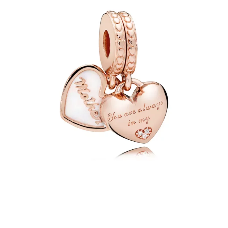 (afbeelding voor) Pandora Rose Mother & Daughter Hearts Bedel 782072EN23