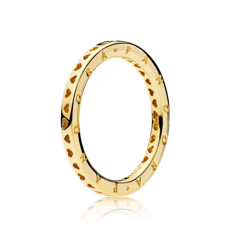 (afbeelding voor) Pandora Shine Handtekening Harten Ring 167134