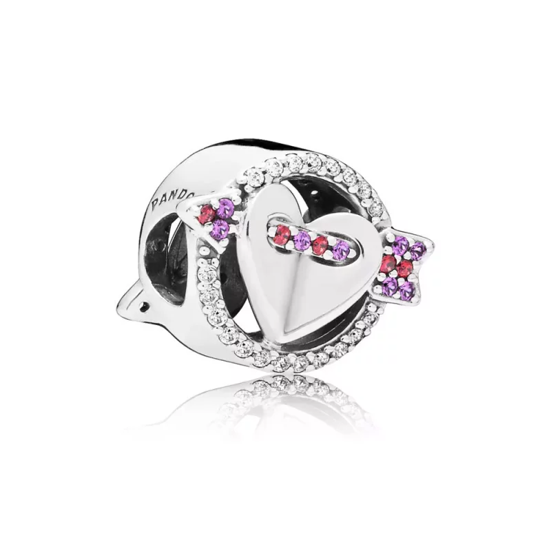 (afbeelding voor) PANDORA Sparkling Arrow & Heart Bedel 797827CZMX