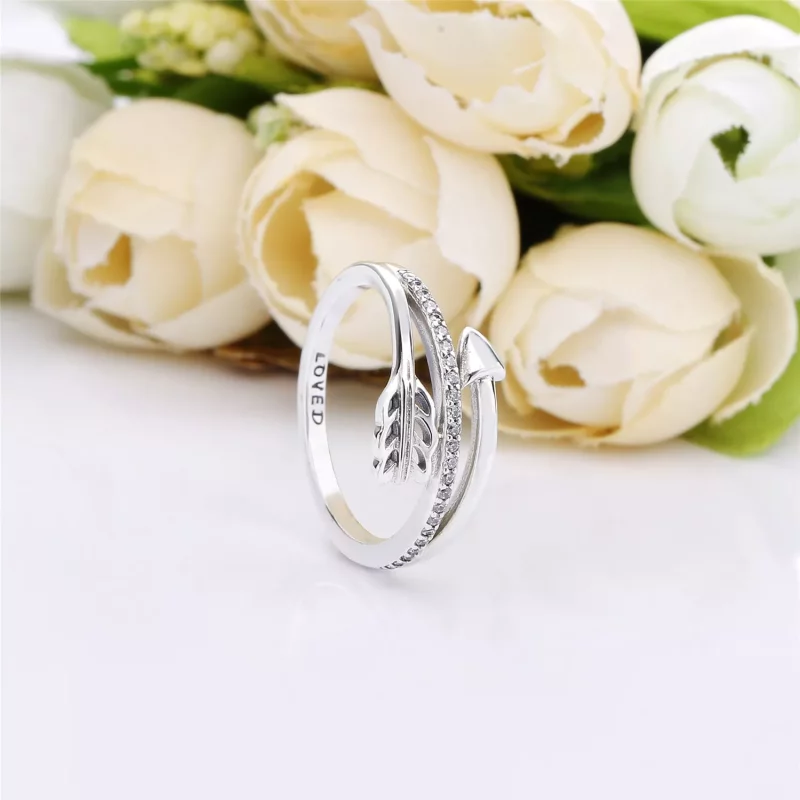 (afbeelding voor) PANDORA Sparkling Arrow Ring 197830CZ - Bekijken 2