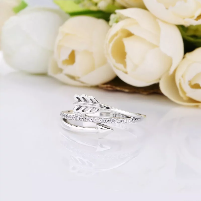(afbeelding voor) PANDORA Sparkling Arrow Ring 197830CZ - Bekijken 3