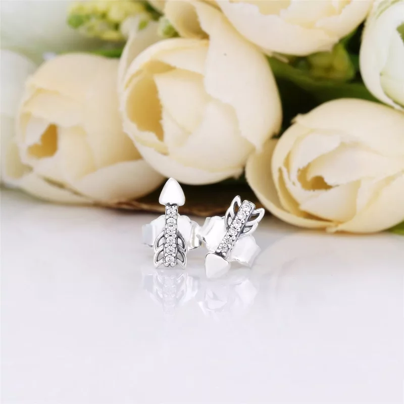(afbeelding voor) PANDORA Sparkling Arrows Oorbellen 297828CZ - Bekijken 3