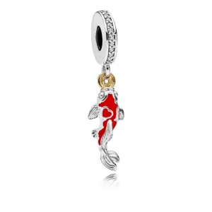 Pandora Zilver En 14K Goud Veel Geluk Karper Bedel 797829CZ (afbeelding voor) Pandora Zilver En 14K Goud Veel Geluk Karper Bedel 797829CZ