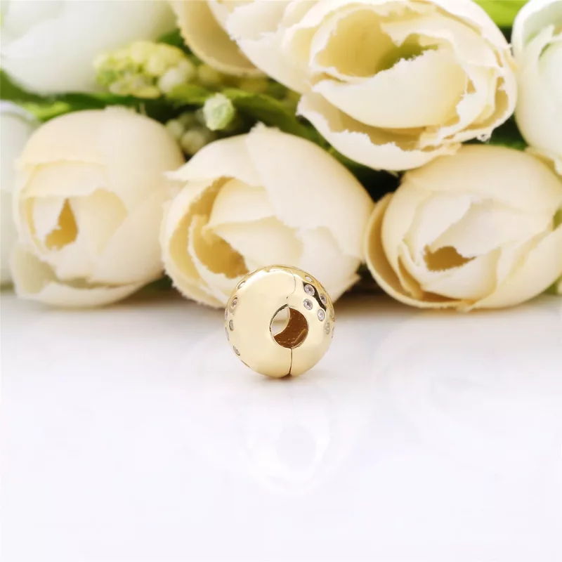 (afbeelding voor) Pandora Gouden Scattered Sparkl Clip 767900CZ - Bekijken 2