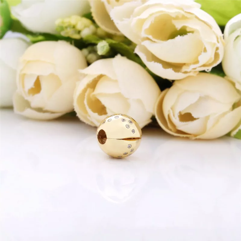 (afbeelding voor) Pandora Gouden Scattered Sparkl Clip 767900CZ - Bekijken 4