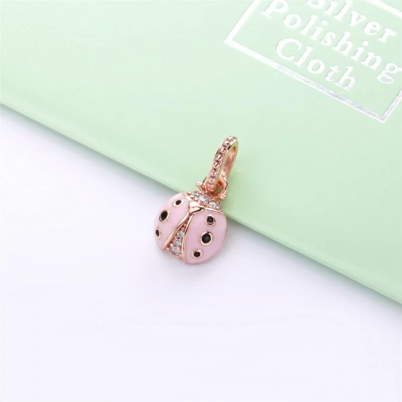 (afbeelding voor) Pandora Rose Lucky Pink Lieveheersbeestje Hanger 387909En160 - Bekijken 2