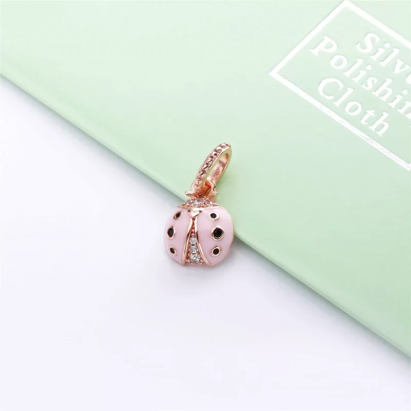 (afbeelding voor) Pandora Rose Lucky Pink Lieveheersbeestje Hanger 387909En160 - Bekijken 4