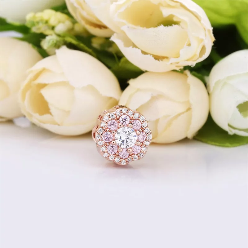 (afbeelding voor) Pandora Rose Roze Fonkelingsbloem Bedel 787851Npm - Bekijken 2