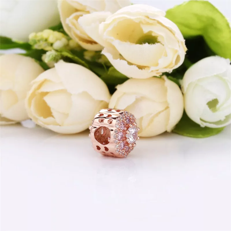 (afbeelding voor) Pandora Rose Roze Fonkelingsbloem Bedel 787851Npm - Bekijken 3
