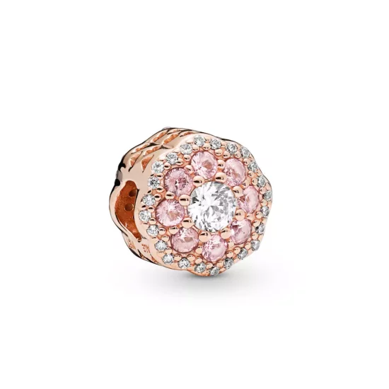 (afbeelding voor) Pandora Rose Roze Fonkelingsbloem Bedel 787851Npm