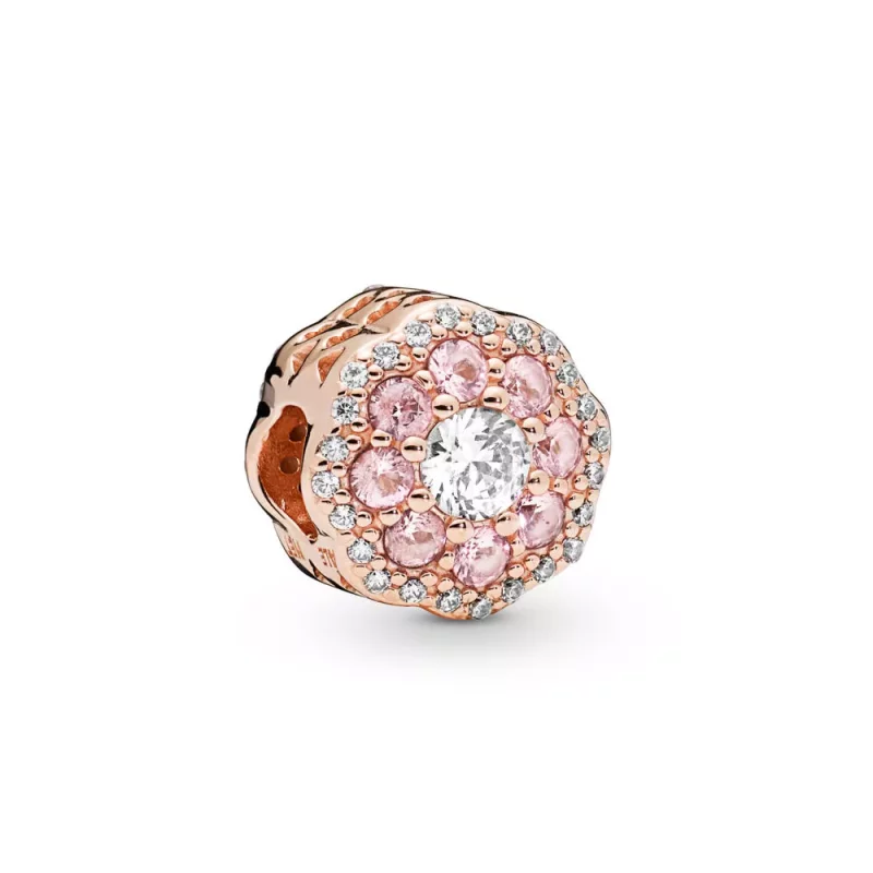 (afbeelding voor) Pandora Rose Roze Fonkelingsbloem Bedel 787851Npm