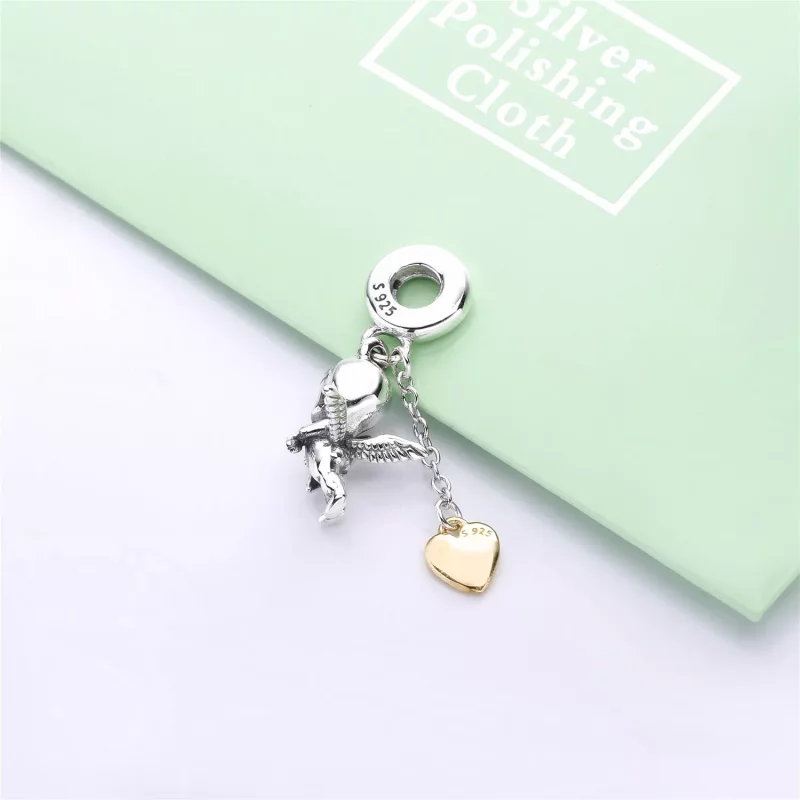 (afbeelding voor) Pandora Shine Cupido En Jij Hangende Bedel 767796CZ - Bekijken 4