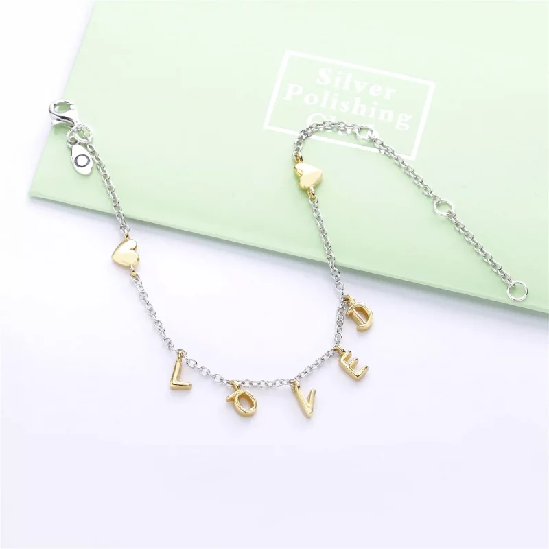(afbeelding voor) Pandora Shine Loved Script Armband 567804 - Bekijken 2