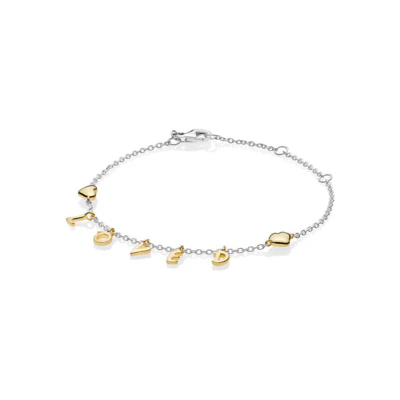 (afbeelding voor) Pandora Shine Loved Script Armband 567804