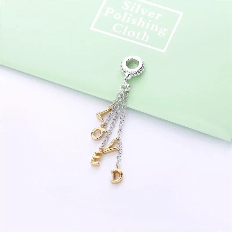 (afbeelding voor) Pandora Shine Loved Script Hangende Bedel 767831 - Bekijken 2