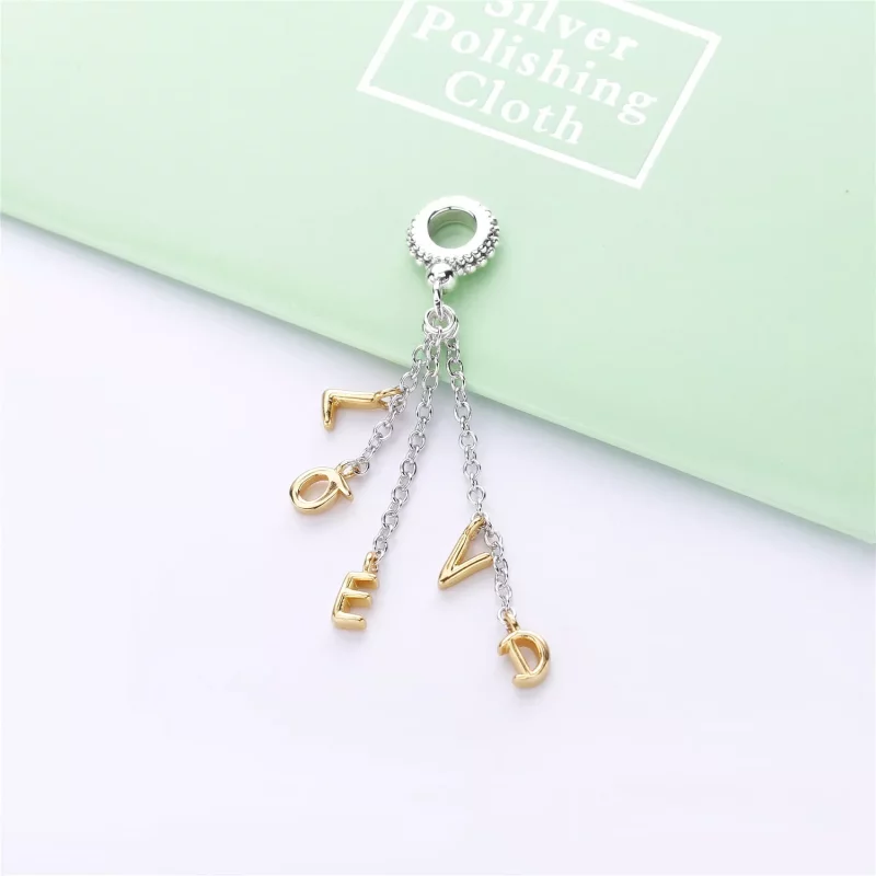 (afbeelding voor) Pandora Shine Loved Script Hangende Bedel 767831 - Bekijken 3