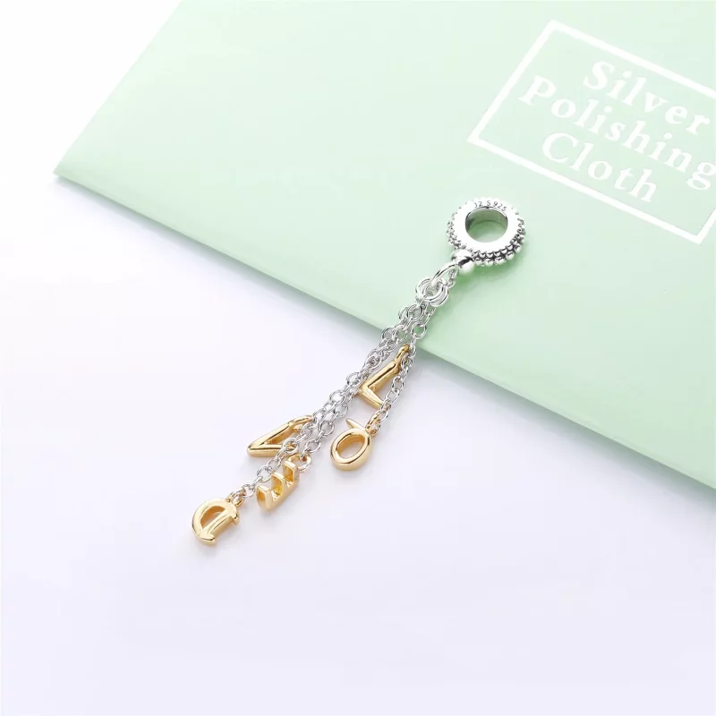 (afbeelding voor) Pandora Shine Loved Script Hangende Bedel 767831 - Bekijken 4