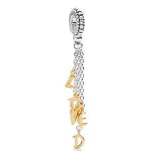 (afbeelding voor) Pandora Shine Loved Script Hangende Bedel 767831