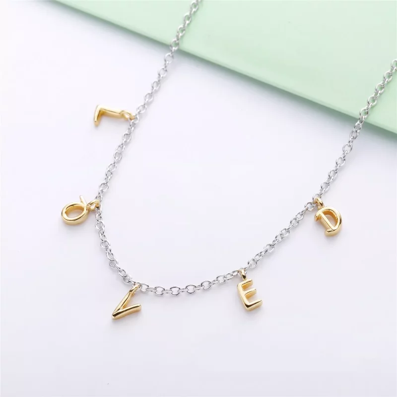 (afbeelding voor) Pandora Shine Loved Script Ketting 367818 - Bekijken 2