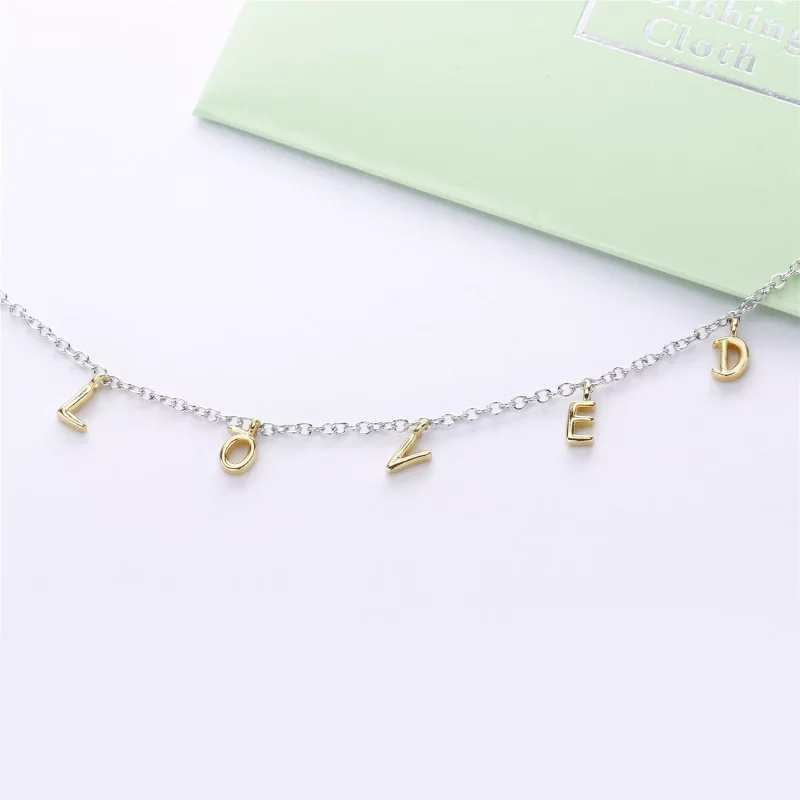 (afbeelding voor) Pandora Shine Loved Script Ketting 367818 - Bekijken 3