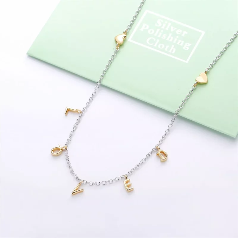 (afbeelding voor) Pandora Shine Loved Script Ketting 367818 - Bekijken 4