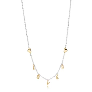 (afbeelding voor) Pandora Shine Loved Script Ketting 367818
